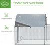 Recinto-per-Galline-da-Esterno-in-Acciaio-con-Telo-di-Copertura-in-PE-Anti-UV,-570x280cm-GT8D51-341V00SRGT8