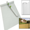 Recinzione-Giardino-Frangivista-Per-Balcone-Canniccio-Pvc-Bianco-Esterno-1x3-Mt
