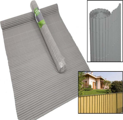 Recinzione Giardino Frangivista Per Balcone Canniccio Pvc Grigio Esterno 1,5x3mt Arredo giardino Trade Shop italia - Napoli, Commerciovirtuoso.it