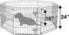 Recinzione In Metallo Per Cani Pieghevole Per Esercizio 152,4 X 152,4 X 60,9 Cm Prodotti per animali > Prodotti per Cani > Cucce Trade Shop italia - Napoli, Commerciovirtuoso.it