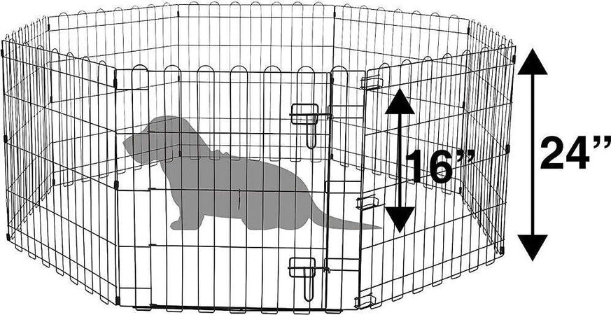 Recinzione In Metallo Per Cani Pieghevole Per Esercizio 152,4 X 152,4 X 60,9 Cm Prodotti per animali > Prodotti per Cani > Cucce Trade Shop italia - Napoli, Commerciovirtuoso.it