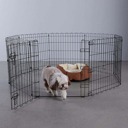 Recinzione In Metallo Per Cani Pieghevole Per Esercizio 152,4 X 152,4 X 60,9 Cm Prodotti per animali > Prodotti per Cani > Cucce Trade Shop italia - Napoli, Commerciovirtuoso.it