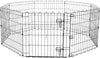 Recinzione-In-Metallo-Per-Cani-Pieghevole-Per-Esercizio-152,4-X-152,4-X-60,9-Cm
