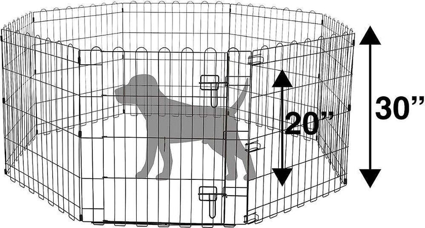 Recinzione In Metallo Per Cani Pieghevole Per Esercizio 152,4 X 152,4 X 76,2 Cm Prodotti per animali > Prodotti per Cani > Cucce Trade Shop italia - Napoli, Commerciovirtuoso.it