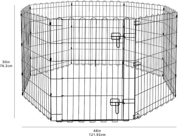 Recinzione In Metallo Per Cani Pieghevole Per Esercizio 152,4 X 152,4 X 76,2 Cm Prodotti per animali > Prodotti per Cani > Cucce Trade Shop italia - Napoli, Commerciovirtuoso.it