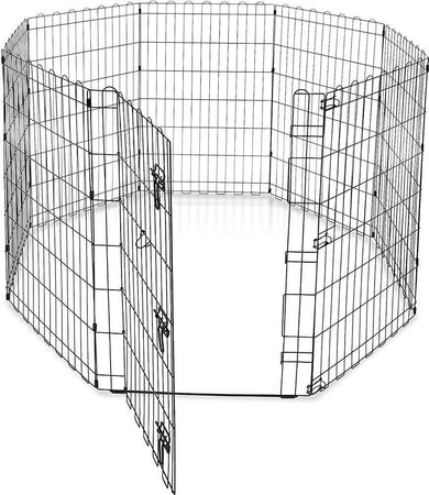 Recinzione In Metallo Per Cani Pieghevole Per Esercizio 152,4 X 152,4 X 91,4 Cm Prodotti per animali domestici/Cani/Cucce gabbiette e recinzioni/Recinti gioco Trade Shop italia - Napoli, Commerciovirtuoso.it