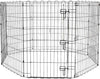 Recinzione-In-Metallo-Per-Cani-Pieghevole-Per-Esercizio-152,4-X-152,4-X-91,4-Cm