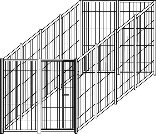 Recinzione in Rete da Esterno con Zincatura a Caldo da 400x200x Altezza 180 Cm Prodotti per animali domestici/Cani/Cucce gabbiette e recinzioni/Recinti da esterno Ogomondo - Martina Franca, Commerciovirtuoso.it