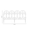 Recinzione Per Giardino Steccato Bordo Per Prato In Polipropilene Dim 32x60cm