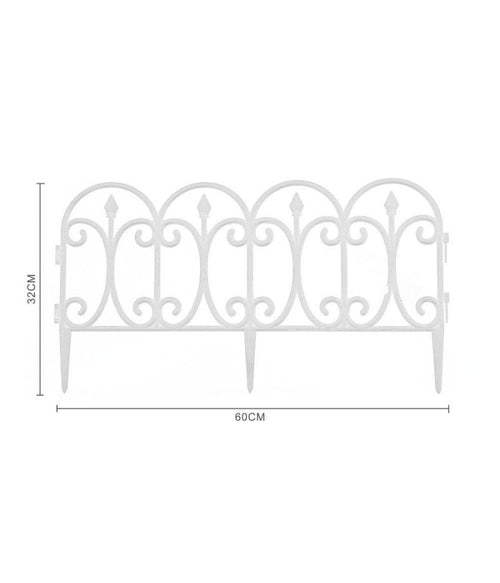 Recinzione Per Giardino Steccato Bordo Per Prato In Polipropilene Dim 32x60cm