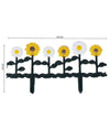 Recinzione Per Giardino Steccato Forma Fiore In Plastica Arredo Giardino 33x62cm