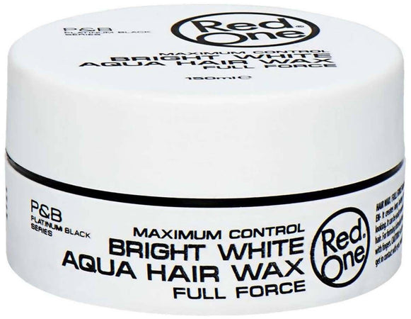 RED ONE AQUE HAIR WAX WHITE 150ML PER CAPELLI .