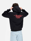 PHOBIA Felpa Leggera Cappuccio Uomo Triple Skull Print Hoodie Black/red da uomo