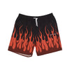 VISION OF SUPER Costume Pantaloncino Uomo Double Flames Swimwear Black/red da uomo