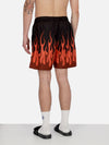 VISION OF SUPER Costume Pantaloncino Uomo Double Flames Swimwear Black/red da uomo