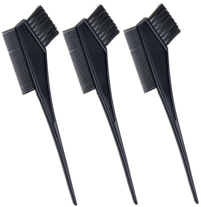 Redberry Pettine Con Spazzola per Tinta Capelli Manico in Plastica Spazzola Setola Dritta 2 in 1 per Styling Dei Capelli Applicazione Precisa