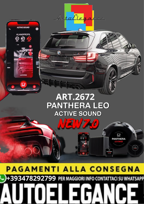?? ART.2672 PANTHERA SOUND SYSTEM ADATTO PER BMW X5 M F85 ??