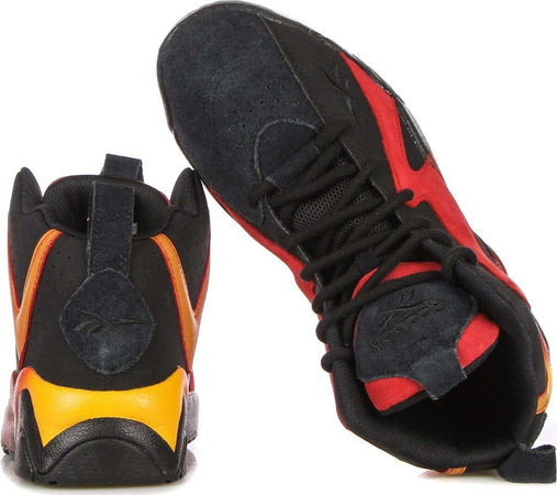 REEBOK-Scarpa-Alta-Uomo-Kamikaze-Ii-Black/flash-Red/semi-Solar-Gold-da-uomo