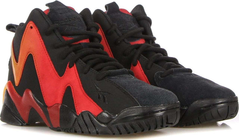 REEBOK-Scarpa-Alta-Uomo-Kamikaze-Ii-Black/flash-Red/semi-Solar-Gold-da-uomo