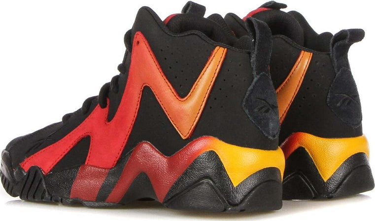 REEBOK-Scarpa-Alta-Uomo-Kamikaze-Ii-Black/flash-Red/semi-Solar-Gold-da-uomo