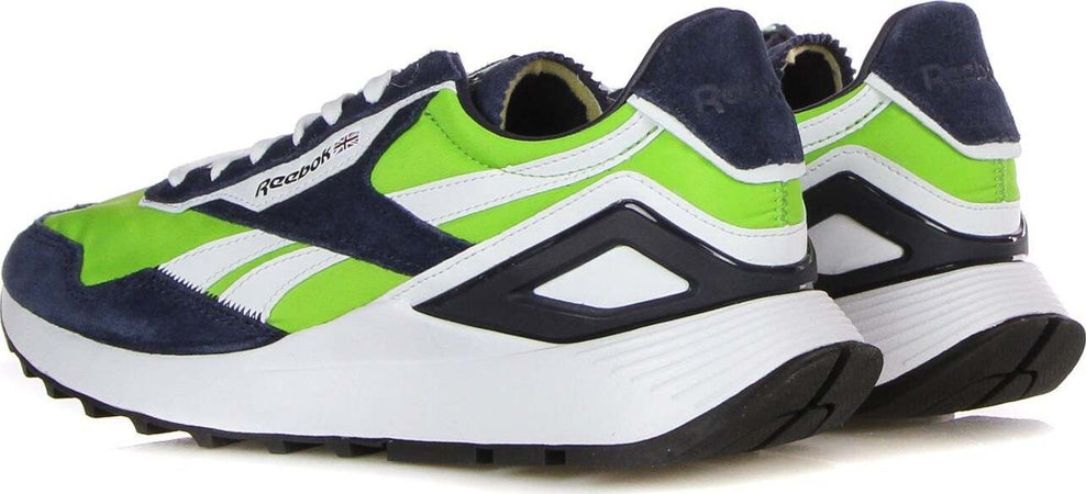 REEBOK-Scarpa-Bassa-Uomo-Classic-Legacy-Az-Semi-Solar-Green/vector-Navy/cloud-White-da-uomo