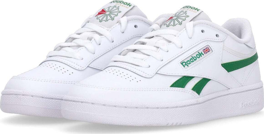 REEBOK-Scarpa-Bassa-Uomo-Club-C-Revenge-Cloud-White/glen-Green/cloud-White-da-uomo