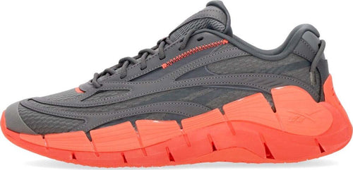 REEBOK-Scarpa-Bassa-Uomo-Zig-Kinetica-2.5-Pure-Grey-6/pure-Grey-7/orange-Flare-da-uomo