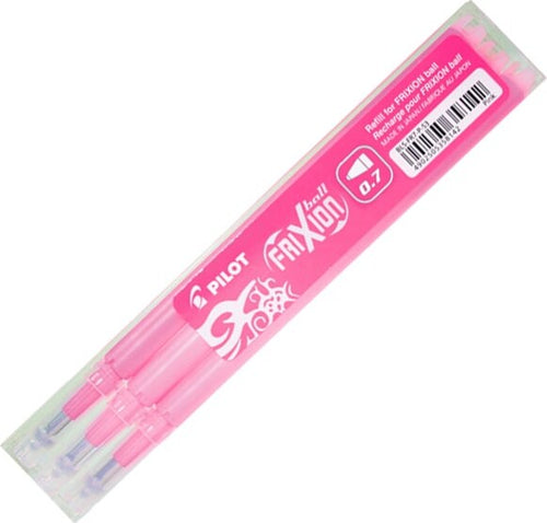 Refill a sfera Frixionball - punta 0 7mm - rosa - Pilot - conf. 3 pezzi Cancelleria e prodotti per ufficio/Penne matite scrittura e correzione/Penne e ricariche/Penne roller a inchiostro gel Eurocartuccia - Pavullo, Commerciovirtuoso.it