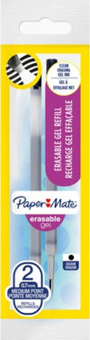 Refill a sfera gel cancellabili Erasable gel - punta 0 7 mm - nero - Papermate - blister 2 pezzi Cancelleria e prodotti per ufficio/Penne matite scrittura e correzione/Penne e ricariche/Penne roller a inchiostro gel Eurocartuccia - Pavullo, Commerciovirtuoso.it