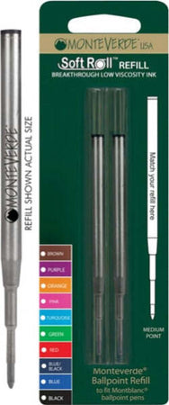 Refill per sfera Montblanc - punta media - nero - Monteverde - conf. 2 pezzi Cancelleria e prodotti per ufficio/Penne matite scrittura e correzione/Penne e ricariche/Ricariche penne Eurocartuccia - Pavullo, Commerciovirtuoso.it