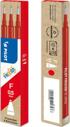 Refill sfera a scatto Frixionball Clicker - punta 0 5mm - rosso - Pilot - conf. 3 pezzi Cancelleria e prodotti per ufficio/Penne matite scrittura e correzione/Penne e ricariche/Penne roller a inchiostro gel Eurocartuccia - Pavullo, Commerciovirtuoso.it