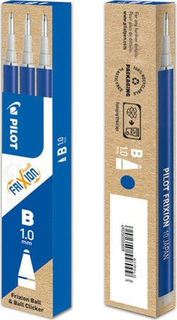 Refill sfera frixionball clicker - punta 1 0mm - blu - Pilot - conf. 3 pezzi Cancelleria e prodotti per ufficio/Penne matite scrittura e correzione/Penne e ricariche/Penne roller a inchiostro gel Eurocartuccia - Pavullo, Commerciovirtuoso.it