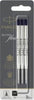 Refill sfera Quinkflow - punta media - nero - Parker - blister 3 pezzi Cancelleria e prodotti per ufficio/Penne matite scrittura e correzione/Penne e ricariche/Ricariche penne Eurocartuccia - Pavullo, Commerciovirtuoso.it