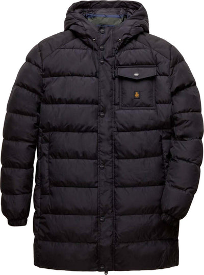 Refrigiwear Piumino Uomo 250gr Nero Giacca Invernale Imbottita 100% Piuma Giubbotto con Cappuccio Anti Vento Impermeabile Zip, Tasche Polsini Moda/Uomo/Abbigliamento/Giacche e cappotti/Giacche impermeabili Euforia - Bronte, Commerciovirtuoso.it