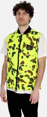 REFRIGIWEAR-Smanicato-Uomo-Fred-Vest-Fluo-Yellow-Camouflage-da-uomo