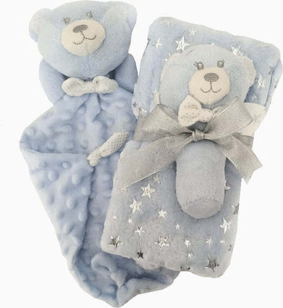 Regalo-neonato-con-Plaid,-Doudou-e-sonaglino-Nazareno-Gabrielli