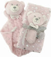 Regalo-neonato-con-Plaid,-Doudou-e-sonaglino-Nazareno-Gabrielli