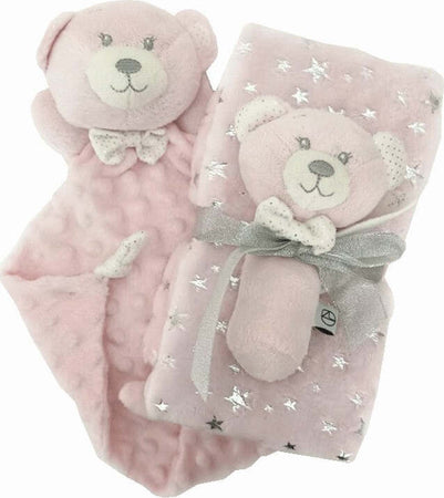 Regalo-neonato-con-Plaid,-Doudou-e-sonaglino-Nazareno-Gabrielli