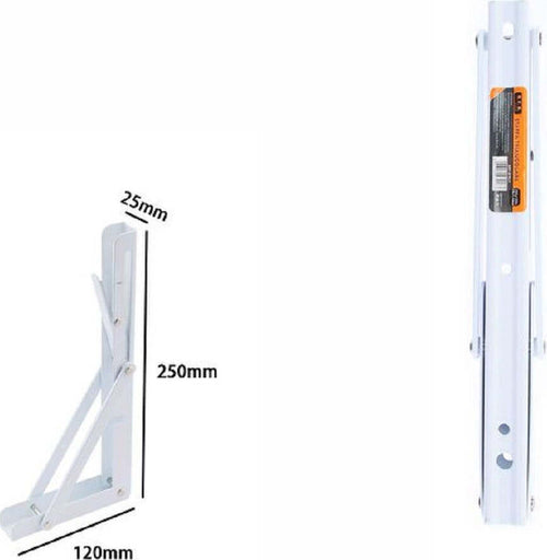 Reggimensola Supporto Staffa In Metallo Pieghevole Regolabile 25x12x2.5 Cm 07917 Casa, arredamento e bricolage > Arredamento > Reggimensola Trade Shop italia - Napoli, Commerciovirtuoso.it