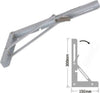 Reggimensola Supporto Staffa Metallo Pieghevole Regolabile 30x15cm Bianco 91289 Fai da te/Ferramenta/Staffe e supporti per mensole Trade Shop italia - Napoli, Commerciovirtuoso.it