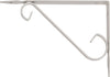 Reggimensola Supporto Staffa Reggi Mensola In Ferro Battuto 19x24cm Bianca Fai da te/Ferramenta/Staffe e supporti per mensole Trade Shop italia - Napoli, Commerciovirtuoso.it