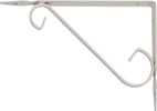 Reggimensola Supporto Staffa Reggi Mensola In Ferro Battuto 19x24cm Bianca Fai da te/Ferramenta/Staffe e supporti per mensole Trade Shop italia - Napoli, Commerciovirtuoso.it