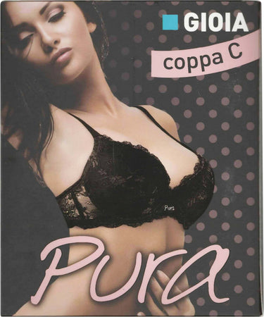 Pura Reggiseno Donna Imbottito Preformato Pizzo Push Up Reggipetto P9080r Gioia Coppa C ART. P9080R REGGISENO DONNA L'Orchidea - Siderno, Commerciovirtuoso.it