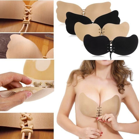 Braccialetti Silicone Personalizzati Reggiseno Invisibile In Silicone Autoadesivo: Senza Spalline E Schienale, Push Up, Adatto Per Abiti Scollati Reggiseno In Silicone Push Up