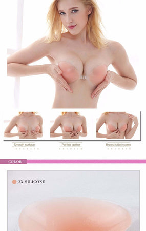 REGGISENO PUSH UP IN SILICONE INVISIBILE ANALLERGICO COPPETTE MODELLANTI UN BRA Moda/Donna/Abbigliamento/Abbigliamento da notte lingerie e intimo/Lingerie & Intimo/Reggiseni/Reggiseni adesivi Trade Shop italia - Napoli, Commerciovirtuoso.it