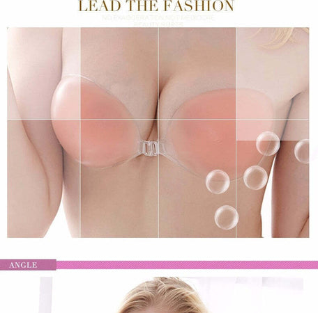 REGGISENO PUSH UP IN SILICONE INVISIBILE ANALLERGICO COPPETTE MODELLANTI UN BRA Moda/Donna/Abbigliamento/Abbigliamento da notte lingerie e intimo/Lingerie & Intimo/Reggiseni/Reggiseni adesivi Trade Shop italia - Napoli, Commerciovirtuoso.it