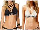 Reggiseno Riem H869 Con Stringhe Ed Elastici Incrociati E Coppe In Pizzo Moda/Donna/Abbigliamento/Abbigliamento da notte lingerie e intimo/Lingerie & Intimo/Reggiseni/Reggiseni basic Trade Shop italia - Napoli, Commerciovirtuoso.it