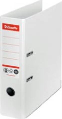 Registratore a leva - CO2 neutral - A4 - dorso 75 mm - bianco - Esselte Cancelleria e prodotti per ufficio/Archivio ufficio e accessori per scrivania/Raccoglitori e accessori per raccoglitori/Raccoglitori/Raccoglitori a leva per documenti Eurocartuccia - Pavullo, Commerciovirtuoso.it