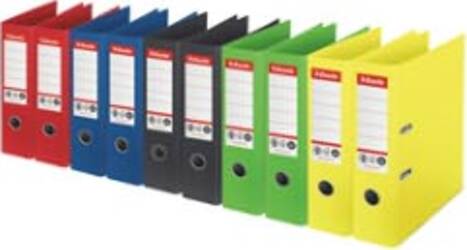 Registratore a leva - CO2 neutral - A4 - dorso 75 mm - colori assortiti - Esselte [multipack] 10 pezzi Cancelleria e prodotti per ufficio/Archivio ufficio e accessori per scrivania/Raccoglitori e accessori per raccoglitori/Raccoglitori/Raccoglitori a leva per documenti Eurocartuccia - Pavullo, Commerciovirtuoso.it