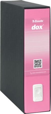 Registratore Dox 1 - dorso 8 cm - commerciale 23 x 29 7 cm - rosa - Esselte Cancelleria e prodotti per ufficio/Archivio ufficio e accessori per scrivania/Raccoglitori e accessori per raccoglitori/Raccoglitori/Raccoglitori a leva per documenti Eurocartuccia - Pavullo, Commerciovirtuoso.it